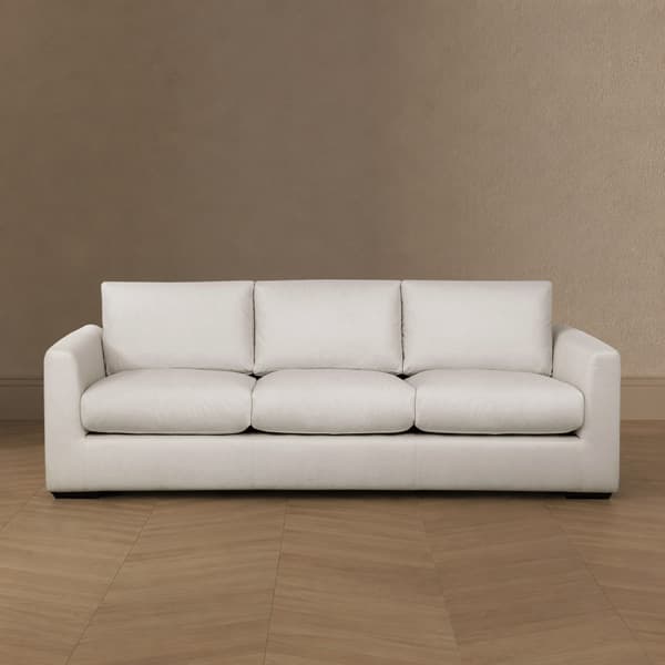 Cleo 96" Upholstered Sofa in Cream