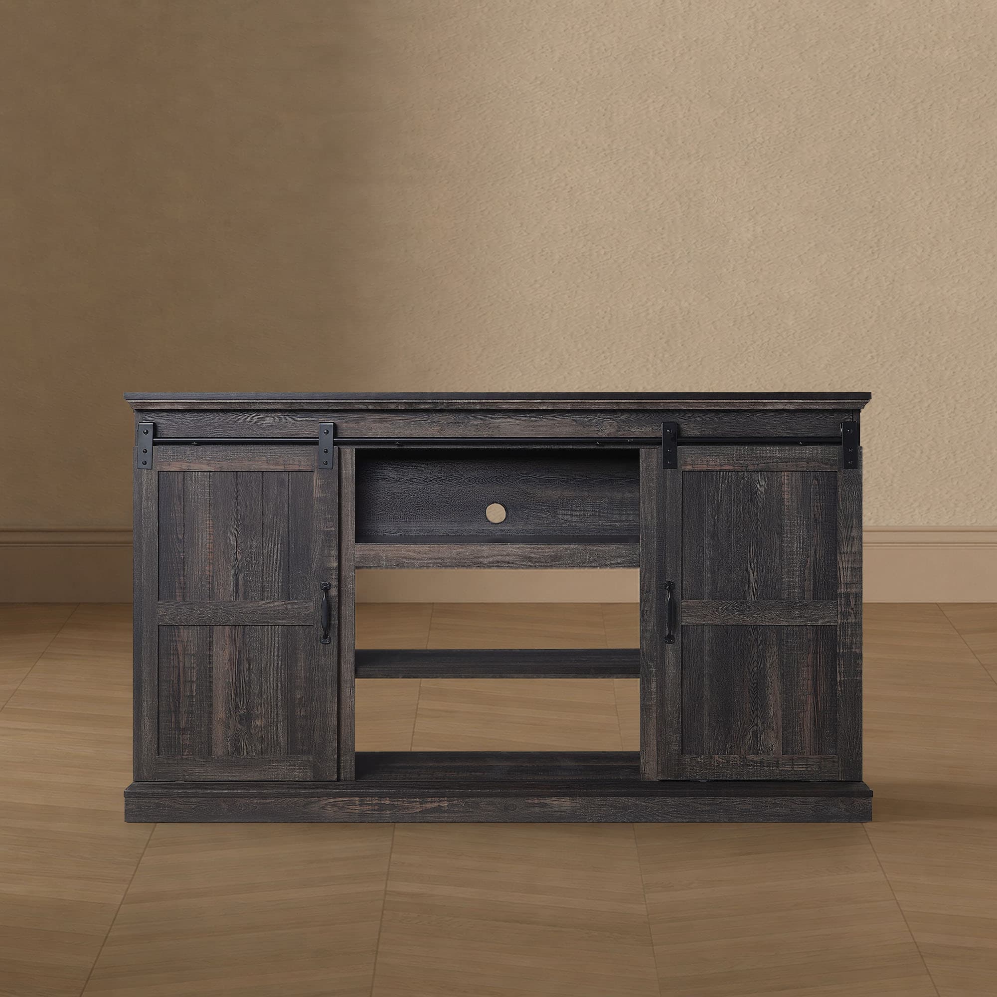 Myrtle 60" TV Stand in Antique Brown